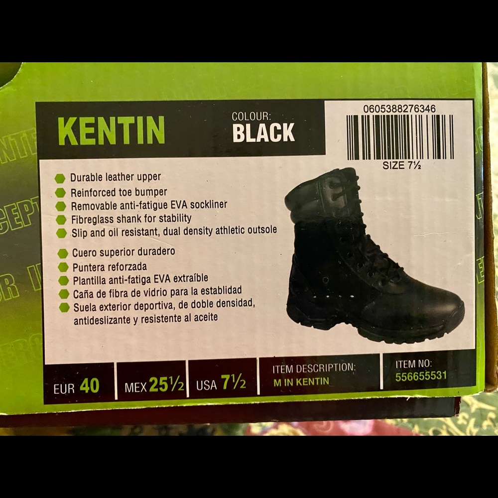 Interceptor Tactical Boots, Men’s 7.5. Like New